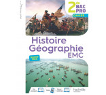 HISTOIRE-GEOGRAPHIE-EMC 2DE BAC PRO - LIVRE ELEVE CONSOMMABLE - ED. 2019