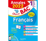 ANNALES BAC 2022 - FRANCAIS 1RES STMG - STI2D - ST2S - STL - STD2A - STHR
