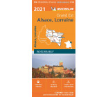 CARTE REGIONALE ALSACE, LORRAINE 2021