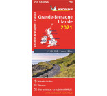 CARTE NATIONALE EUROPE - CARTE NATIONALE GRANDE-BRETAGNE, IRLANDE 2021