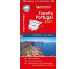 CARTE NATIONALE EUROPE - CARTE NATIONALE ESPANA, PORTUGAL 2021 - PAPEL ALTA RESISTENCIA / ESPAGNE, P