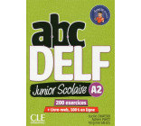 ABC DELF JUNIOR SCOLAIRE - NIVEAU A2 + DVD + LIVRE-WEB NC