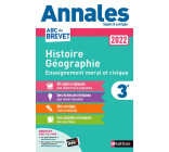 ANNALES BREVET 2022 - HISTOIRE GEOGRAPHIE ENSEIGNEMENT MORAL ET CIVIQUE - CORRIGE