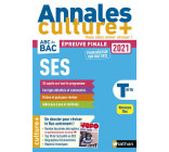 ANNALES BAC 2021 SCIENCES ECONOMIQUES ET SOCIALES - TERMINALE - CULTURE + - VOL03