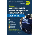 CONCOURS GARDIEN-BRIGADIER DE POLICE MUNICIPALE - GARDE CHAMPETRE - 2021-2022 - TOUT-EN-UN - CONCOUR