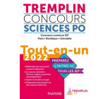TREMPLIN CONCOURS SCIENCES PO TOUT-EN-UN 2022 - CONCOURS COMMUN IEP, PARIS, BORDEAUX, GRENOBLE