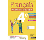 FRANCAIS - MON CAHIER D-ACTIVITES 4E - ELEVE -2018
