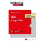 NOTE DE SYNTHESE - 1 METHODOLOGIE - 1 ENTRAINEMENT ACCOMPAGNE - 4 DOSSIERS D-ACTUALITE CORRIGES