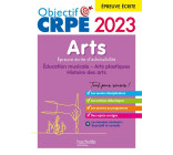OBJECTIF CRPE 2023 - ARTS - EPREUVE ECRITE D-ADMISSIBILITE
