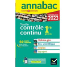 ANNALES DU BAC ANNABAC 2023 TOUT LE CONTROLE CONTINU 1RE GENERALE - TOUTES LES MATIERES EVALUEES EN