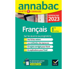 ANNALES DU BAC ANNABAC 2023 FRANCAIS 1RE TECHNOLOGIQUE - SUJETS CORRIGES SUR LES OEUVRES AU PROGRAMM