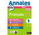 ANNALES BAC 2023 FRANCAIS 1ERE CORRIGES