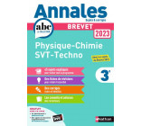ANNALES BREVET 2023- PHYSIQUE CHIMIE - SVT - TECHNO - CORRIGE