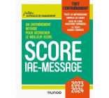 SCORE IAE-MESSAGE - 2023-2024 - TOUT L-ENTRAINEMENT