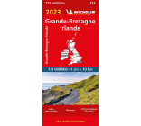 CARTE NATIONALE EUROPE - CARTE NATIONALE GRANDE-BRETAGNE, IRLANDE 2023