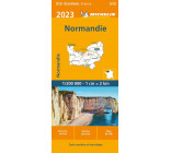 CARTE REGIONALE FRANCE - CARTE REGIONALE NORMANDIE 2023