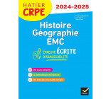 HISTOIRE-GEOGRAPHIE-EMC- CRPE 2024-2025 - EPREUVE ECRITE D-ADMISSIBILITE