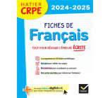 HATIER CRPE -  FICHES DE FRANCAIS - EPREUVE ECRITE 2024/2025