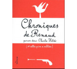 CHRONIQUES DE RENAUD - PARUES DANS CHARLIE HEBDO (ET CELLES QU-ON A OUBLIEES)