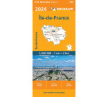 CARTE REGIONALE FRANCE - CARTE REGIONALE ILE-DE-FRANCE 2024