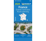 CARTE NATIONALE FRANCE - CARTE NATIONALE GRANDS ITINERAIRES FRANCE 2024