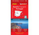 CARTE NATIONALE EUROPE - CARTE NATIONALE ESPANA / ESPAGNE - PORTUGAL 2024 (ALTA RESISTENCIA / INDECH