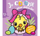 Je colorie sans déborder (2-4 ans) - Pâques - Avec gros contours en relief ! - Tome 56