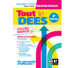 TOUT LE DEES EN FICHES MEMOS - DIPLOME D-ETAT EDUCATEUR SPECIALISE - 3E EDITION - REVISION