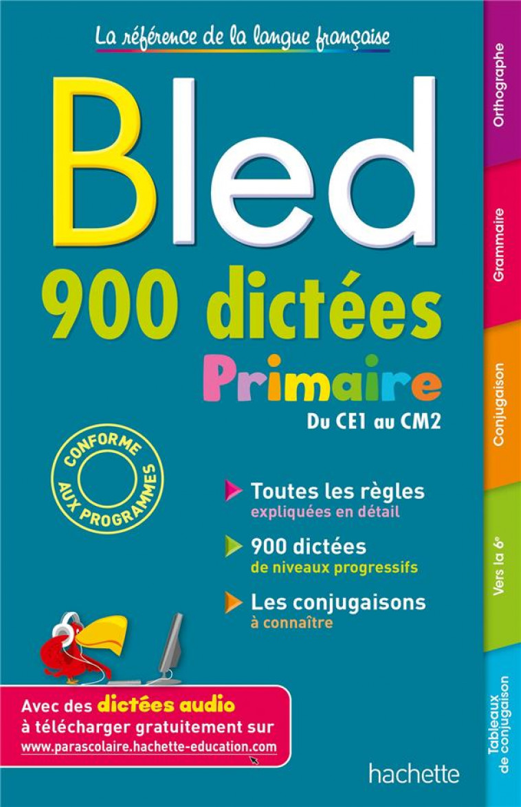 BLED 900 DICTEES PRIMAIRE - BERLION DANIEL - HACHETTE