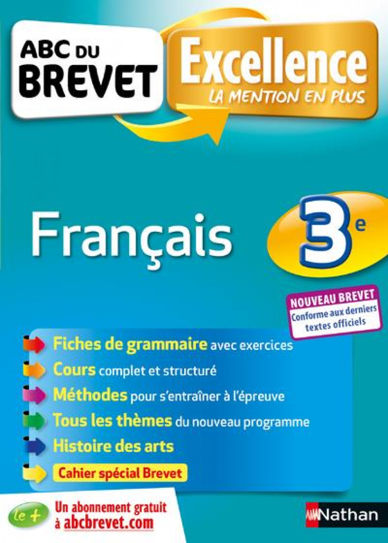 ABC EXCELLENCE BREVET FRANCAIS 3E - NOUVEAU BREVET - BOUHOURS/LAIME - CLE INTERNAT