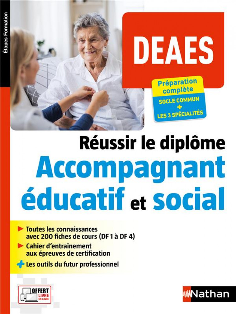 DEAES - REUSSIR LE DIPLOME ACCOMPAGNANT EDUCATIF ET SOCIAL (ETAPES FORMATION) 2020 - REBIH LOUISA - CLE INTERNAT