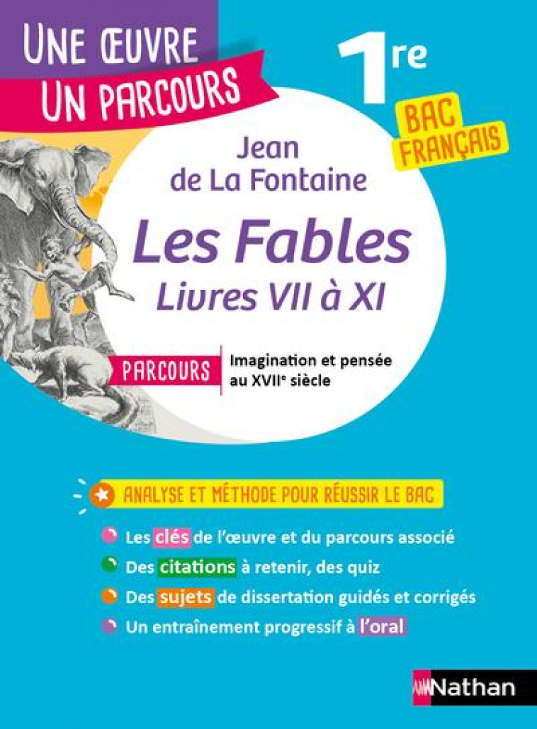 LES FABLES, LIVRES VII A XI - LA FONTAINE - CLE INTERNAT