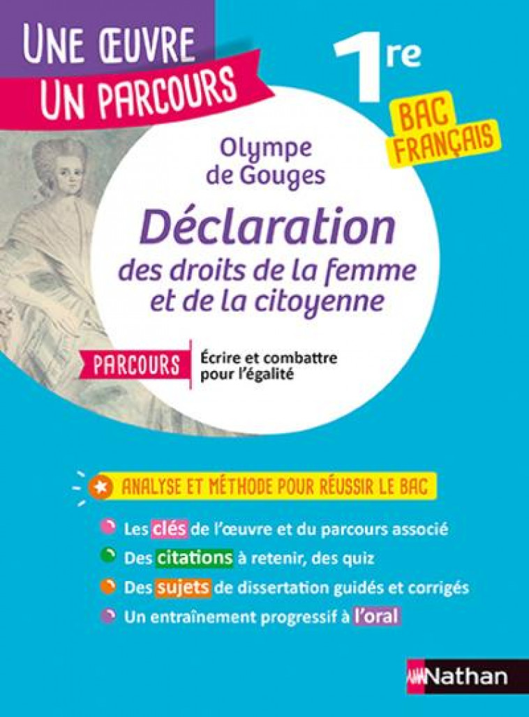 OLYMPE DE GOUGES, DECLARATION DES DROITS DE LA FEMME ET DE LA CITOYENNE - GOUGES/GALAND - CLE INTERNAT