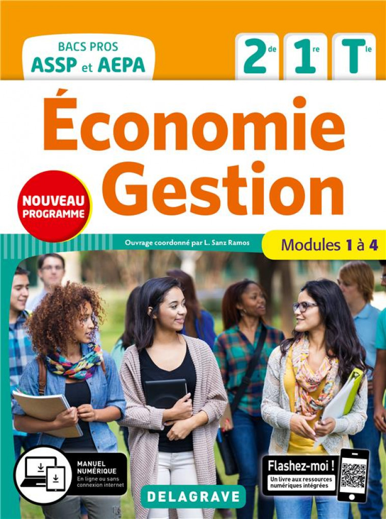 ECONOMIE-GESTION 2DE, 1RE, TLE BAC PRO ASSP ET AEPA (2020) - POCHETTE ELEVE - ABDELLAOUI/AUDRAIN - DELAGRAVE