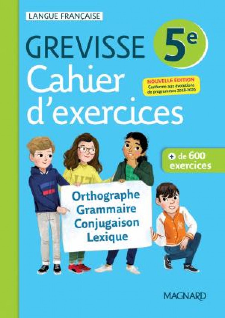 Le Labo De Grammaire 5e Correction CAHIER GREVISSE 5E (2021) - COLLEGE SCOLAIRE - SCOLAIRE - Librairie  Darrieumerlou