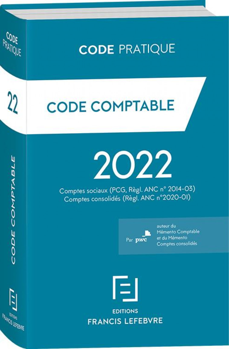 CODE COMPTABLE 2022 - XXX - LEFEBVRE