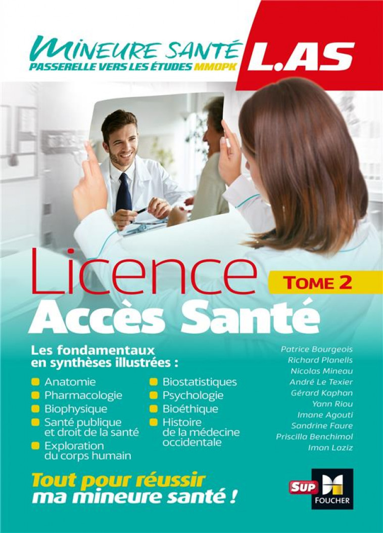 LAS - LICENCE ACCES SANTE - TOME 2 - BOURGEOIS/RIOU/FAURE - FOUCHER