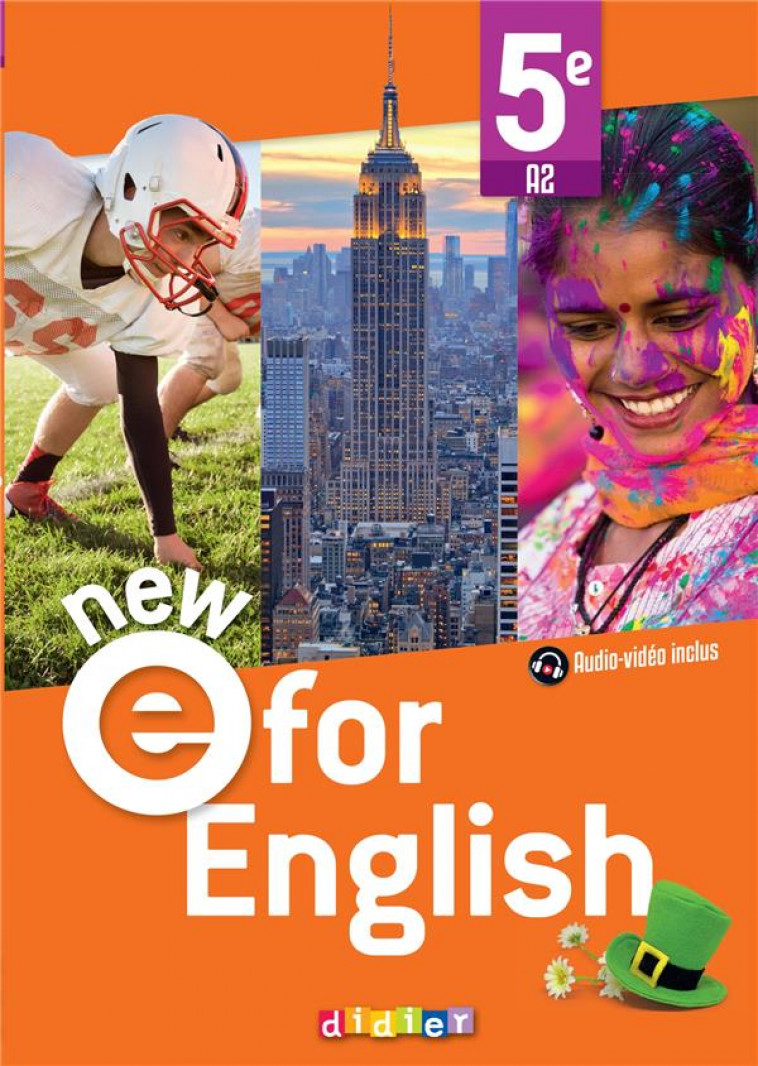 E For English 5e Manuel Numérique NEW E FOR ENGLISH - ANGLAIS 5E ED. 2022 - LIVRE ELEVE - COLLEGE SCOLAIRE -  SCOLAIRE - Librairie Darrieumerlou