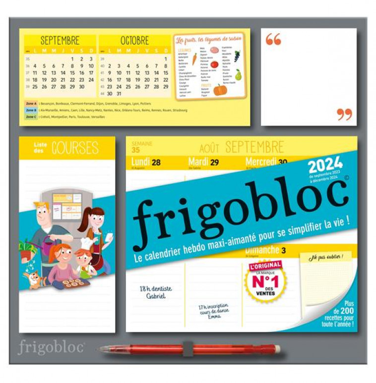 Frigobloc mensuel à personnaliser avec vos photos ! (édition 2023